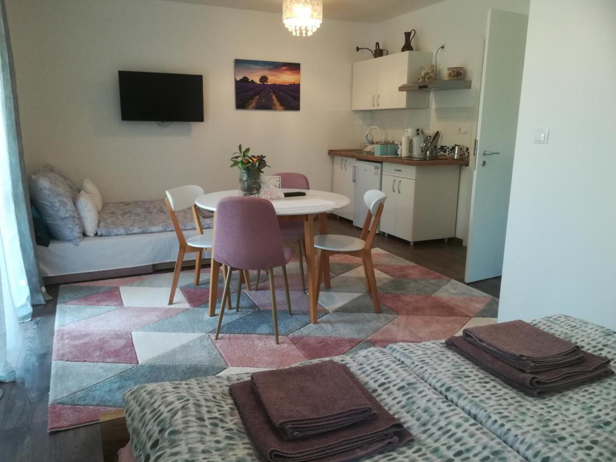 Edina Vendeghaz-Gyenesdias Apartment Bagian luar foto
