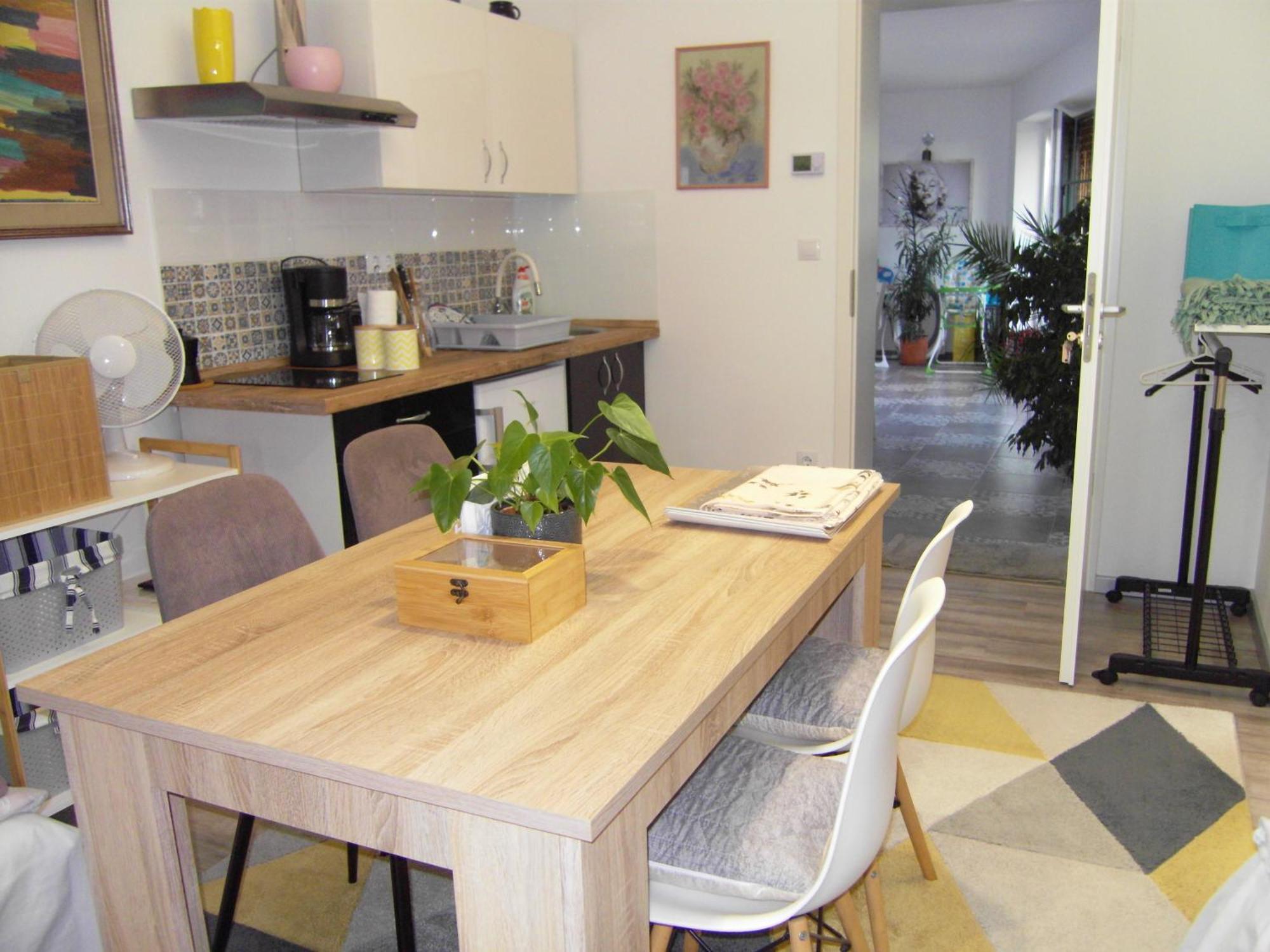 Edina Vendeghaz-Gyenesdias Apartment Bagian luar foto
