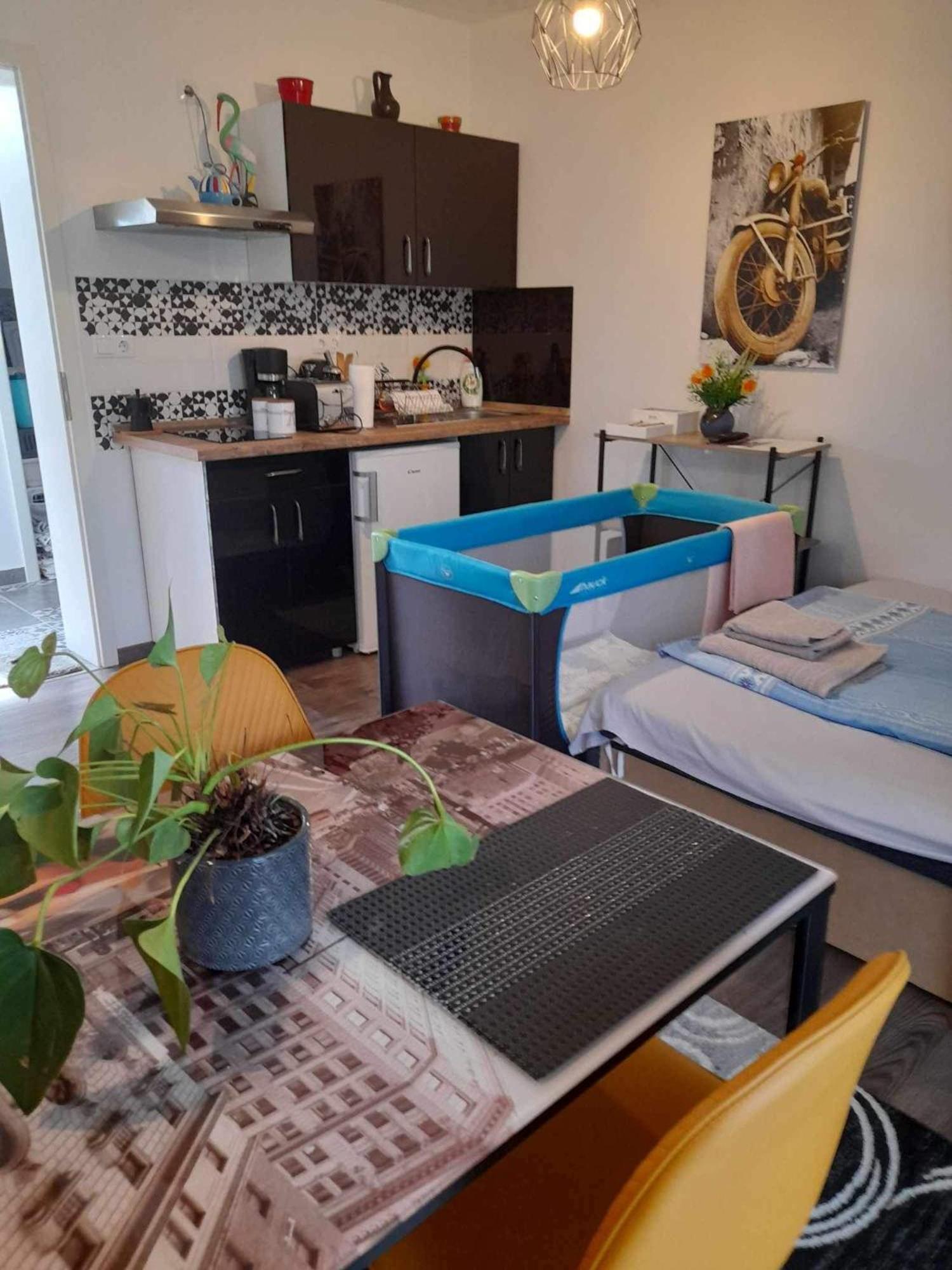 Edina Vendeghaz-Gyenesdias Apartment Bagian luar foto